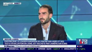BFM TV – Tech&CO – Rachat Easyrecrue – M. Cabrol – 201124
